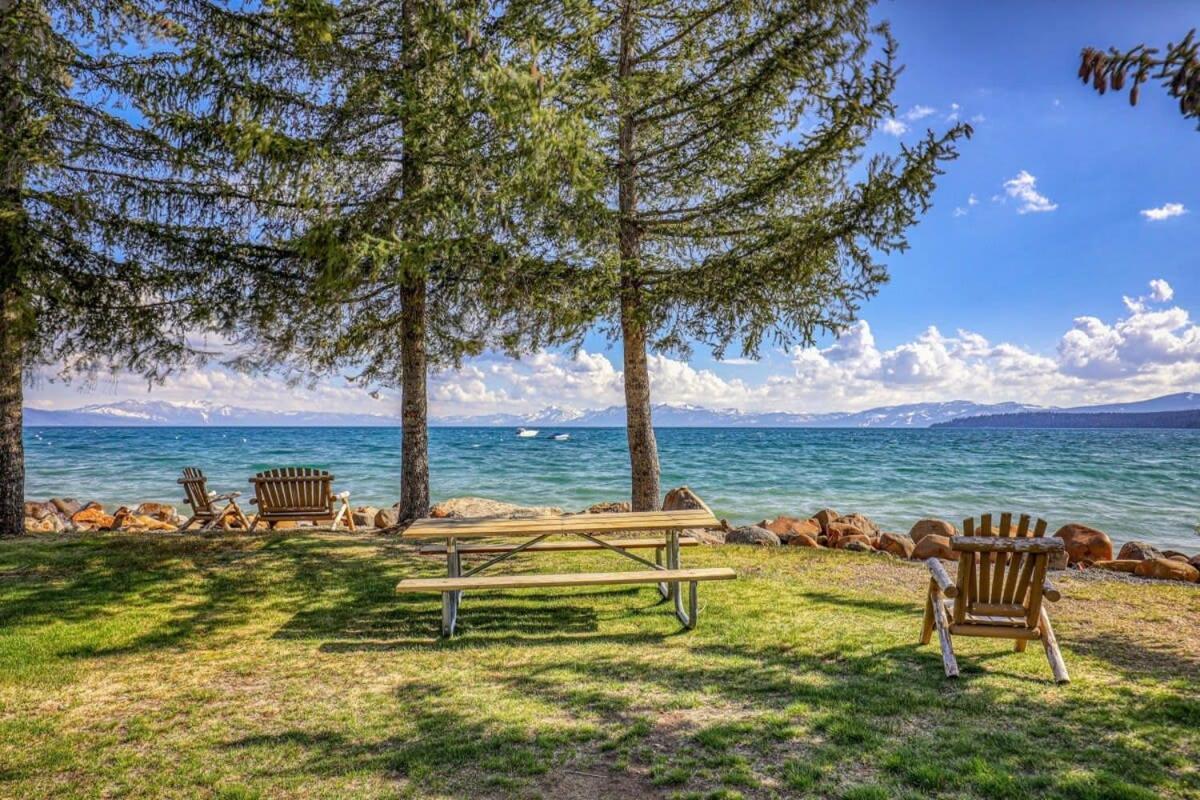 Lakeside Studio Steps From The Beach Tahoe Vista Exterior foto
